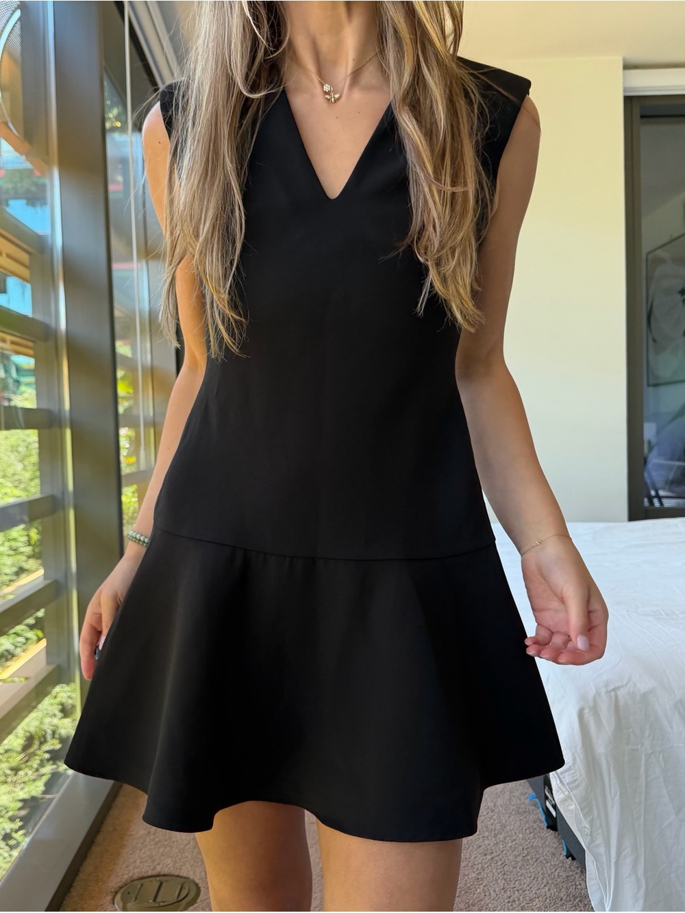 MANGO Black Dress
